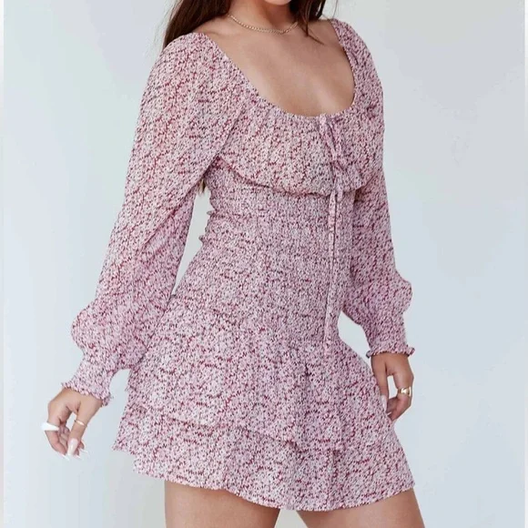 NWT Princess Polly Carrillo Floral Mini Dress - Picture 3 of 7